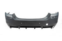 BMW 5 Serie F10/F11 2010–2016 Achterdiffuser DPT V-2 (voor M-Performance, hoogglans zwart) foto 15