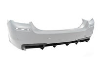 BMW 5 Serie F10/F11 2010–2016 Achterdiffuser DPT V-2 (voor M-Performance, hoogglans zwart) foto 2