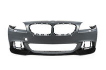 BMW 5 Serie F10/F11 2010–2016 Frontbumper lip spoiler DPT Lip V-3 (voor M-Performance, hoogglans zwart) foto 8