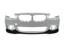 BMW 5 Serie F10/F11 2010–2016 Frontbumper lip spoiler DPT Lip V-3 (voor M-Performance, hoogglans zwart) foto 2