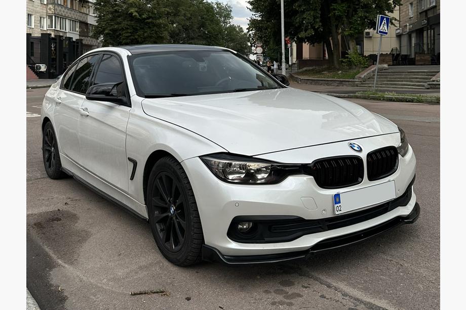 BMW 3 Serie F30/F31 2012–2019 DPT Lip voorspoilerlip voor standaard uitvoering (2015-2018, hoogglans zwart) Image