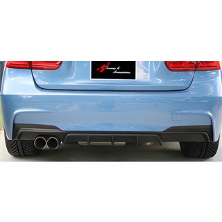 Achterdiffuser DPT V-1 (voor M Performance, hoogglans zwart) BMW 3 Serie F30/F31 2012–2019 foto 1