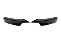 BMW 3 Serie F30/F31 2012–2019 Voorbumperlip DPT Flap (voor M-Performance, hoogglans zwart) foto 2