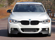 BMW 3 Serie F30/F31 2012–2019 Voorbumperlip DPT Flap (voor M-Performance, hoogglans zwart) foto 1