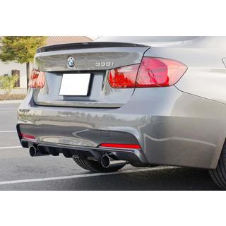 Achterdiffuser DPT V-4 (voor M Performance, hoogglans zwart) BMW 3 Serie F30/F31 2012–2019 foto 1