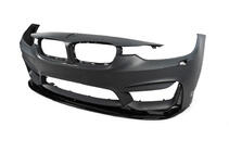 BMW 3 Serie F30/F31 2012–2019 DPT Lip V-1 voorbumperlip (voor M3, hoogglans zwart) foto 7
