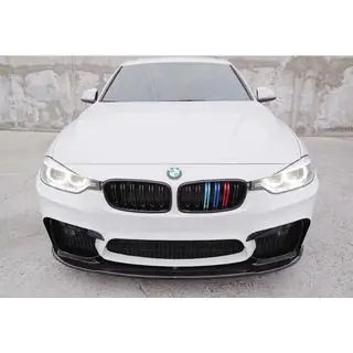 DPT Lip V-1 voorbumperlip (voor M3, hoogglans zwart) foto 1