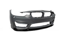 BMW 3 Serie F30/F31 2012–2019 DPT Lip V-2 voorbumper lip (Voor M3, glanzend zwart) foto 13