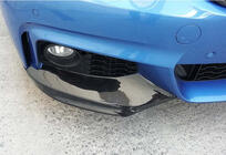 BMW 4 Serie F32/F33/F36 2012–2020 Voorbumper lip DPT Flap V-1 (voor M-Technic, hoogglans zwart) foto 6