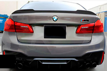 BMW 5 Serie G30/G31 2017–2023 CS-Style spoiler (hoogglans zwart) foto 1