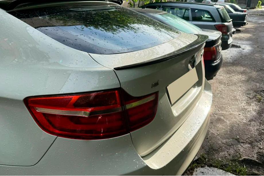 BMW X6 E71 2008–2014 DPT spoiler (hoogglans zwart) Image
