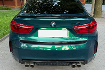 BMW X6 F16 2014–2019 DPT spoiler (hoogglans zwart) foto 5
