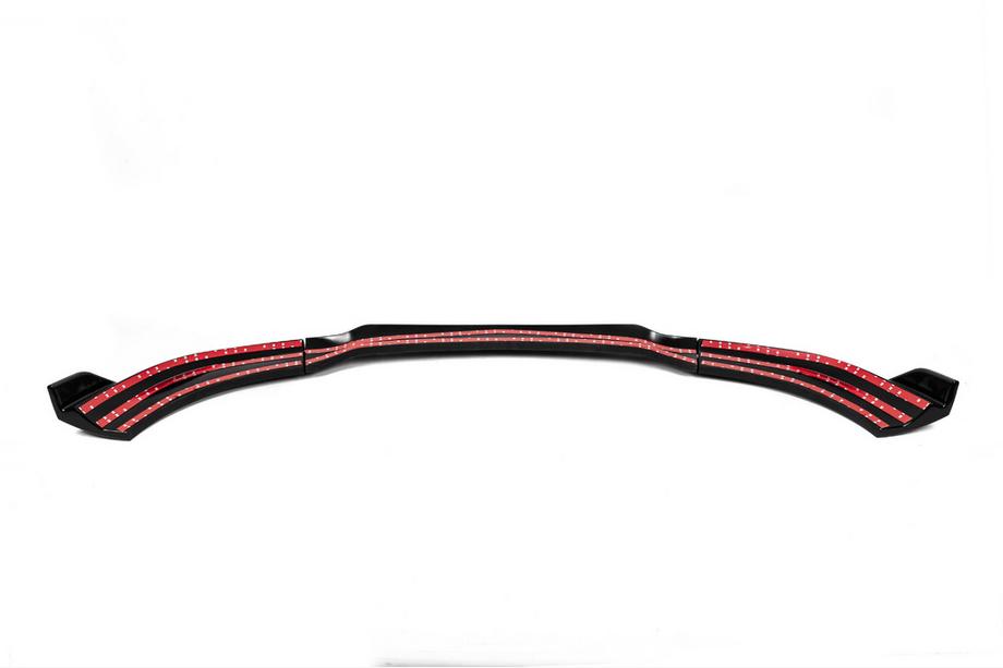 Mercedes C-klasse W204 2007–2015 Lipspoiler voorbumper DPT V1 (2011-2015, glanzend zwart) Foto 11