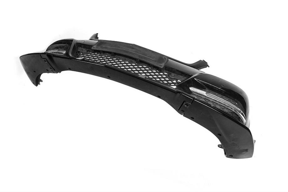 Mercedes C-klasse W204 2007–2015 Lipspoiler voorbumper DPT V1 (2011-2015, glanzend zwart) Foto 17