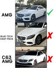Mercedes C-klasse W205 2014–2021 Voorspoilerlip voorbumper DPT V1 (2014-2018, alleen voor AMG-Line, hoogglans zwart) foto 3