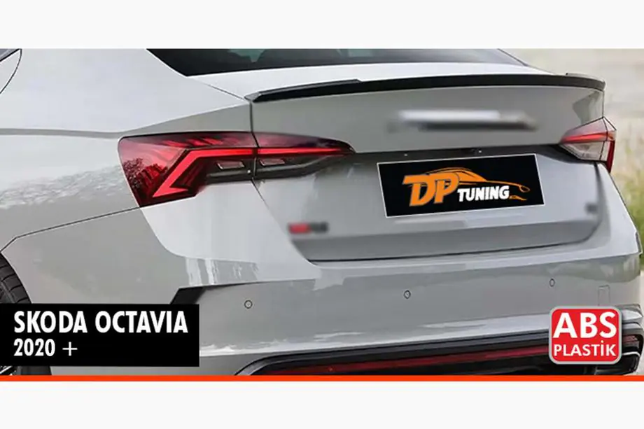 Skoda Octavia IV A8 2020– DPT spoiler (hoogglans zwart) Foto 7