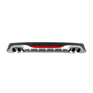 Universele achterdiffuser DPT AMG Style V-2 (ABS) (grijs + hoogglans zwart) foto 1