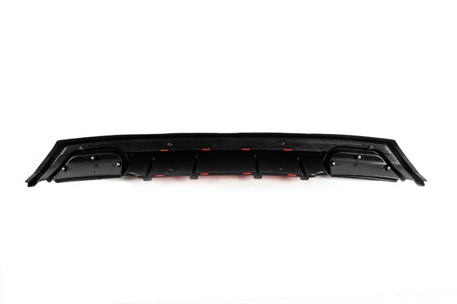 Universele achterdiffuser DPT V-5 (ABS) (rood+zwart hoogglans) Foto 4