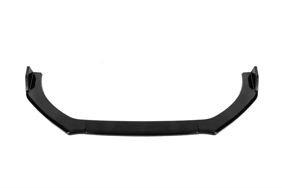 Universele front lip spoiler DPT V-2 (ABS, hoogglans zwart) Foto 1