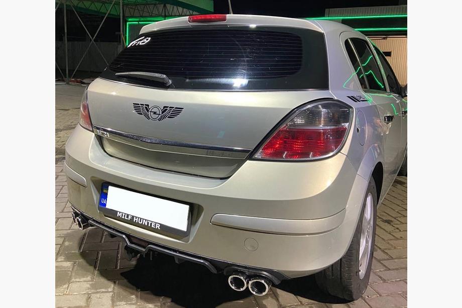 Universele achterdiffuser DPT V-7 (ABS) (mat zwart) Foto 2