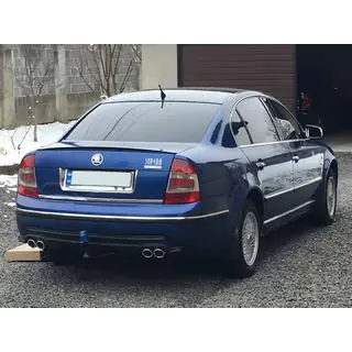 Universele achterdiffuser DPT V-9 (ABS) (mat zwart) foto 2