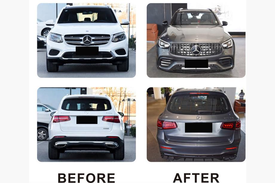 Mercedes GLC X253 2015–2022 Restyling kit voor GLC63 2022 Foto 14