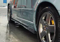 Universele sideskirt extensions DPT Black (ABS) (2 stuks) (glans zwart) foto 2