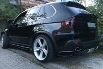 Universele sideskirt extensions DPT Black (ABS) (2 stuks) (glans zwart) foto 4