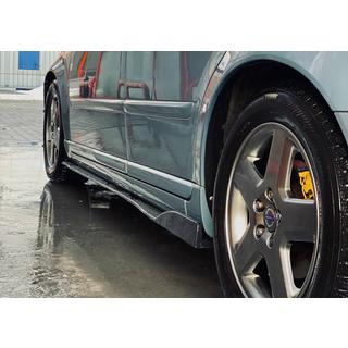 Universele sideskirt extensions DPT Black (ABS) (2 stuks) (glans zwart) foto 2