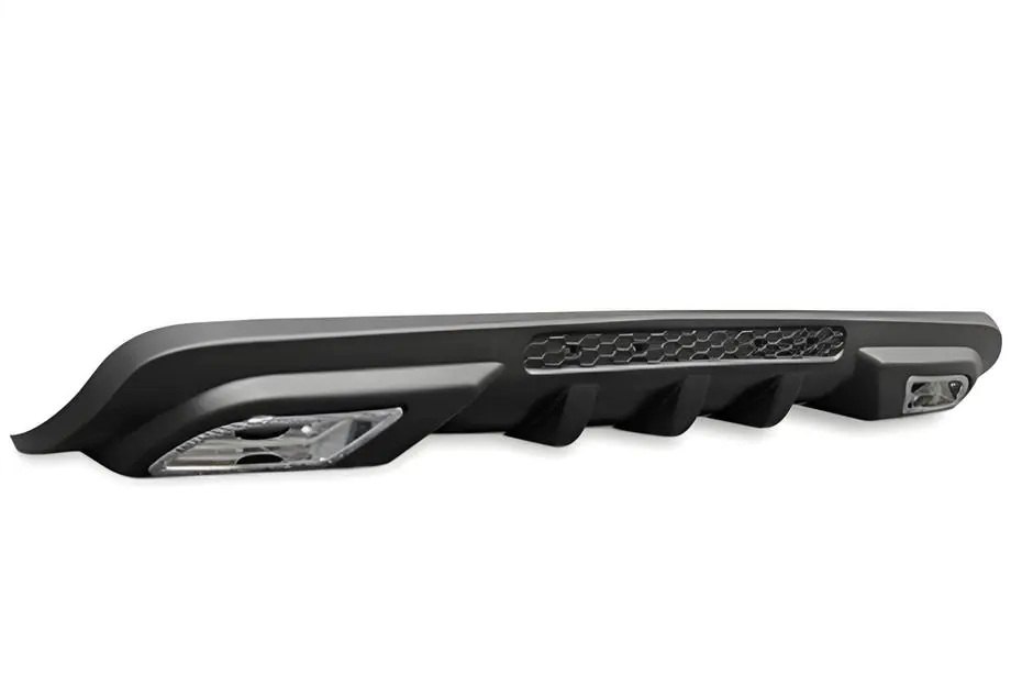 Universele achterdiffuser DPT Sport V-2 (ABS) (hoogglans zwart) Foto 1