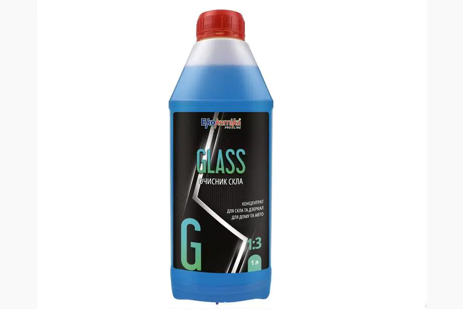 Glasreiniger 1 l concentraat Ekokemika Pro Line GLASS 1:3 Foto 1