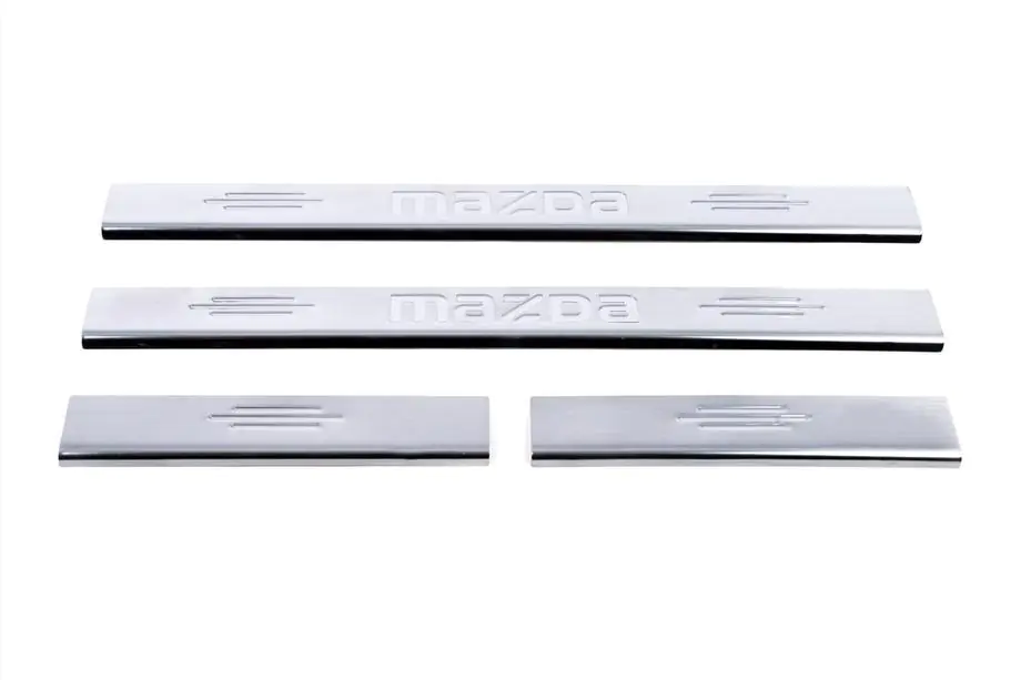 Mazda 3 2009–2013 Carmos RVS dorpellijsten V-1 Image