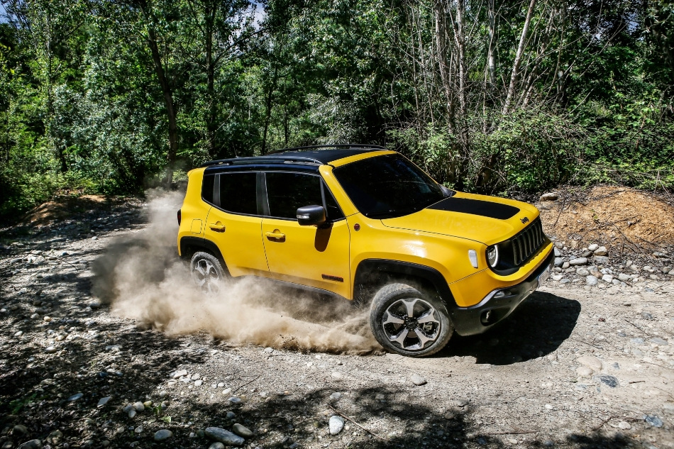 Overzicht van de gefacelifte versie van de Jeep Renegade-crossover