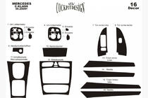 Mercedes C-Klasse W203 2000–2007 Dashboard sierlijsten Houtlook foto 2