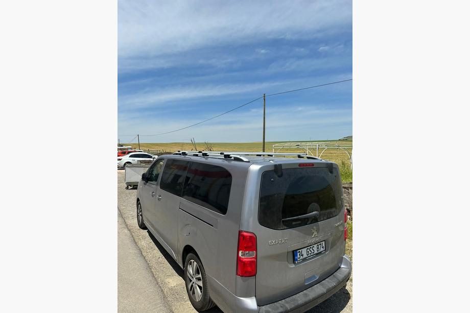 Afsluitbare dwarsstangen voor dakrails met sleutel Skyport (2 stuks) (Alleen voor Skyport-dakrails) Tot 150 cm, grijs Foto 14