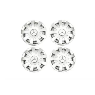 Wieldoppen grijs ABS (1-rings, 4 stuks) foto 1
