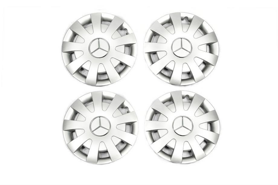 Mercedes Sprinter W907/W910 2018– Wieldoppen grijs ABS (1-rings, 4 stuks) Image