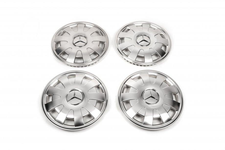 Mercedes Sprinter W907/W910 2018– RVS wieldoppen Petals (1-delig, 4 stuks) Foto 1