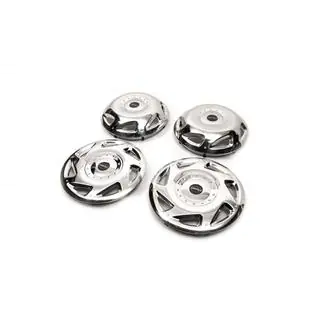 RVS OEM naafdoppen (2-assig, 4 stuks) foto 2