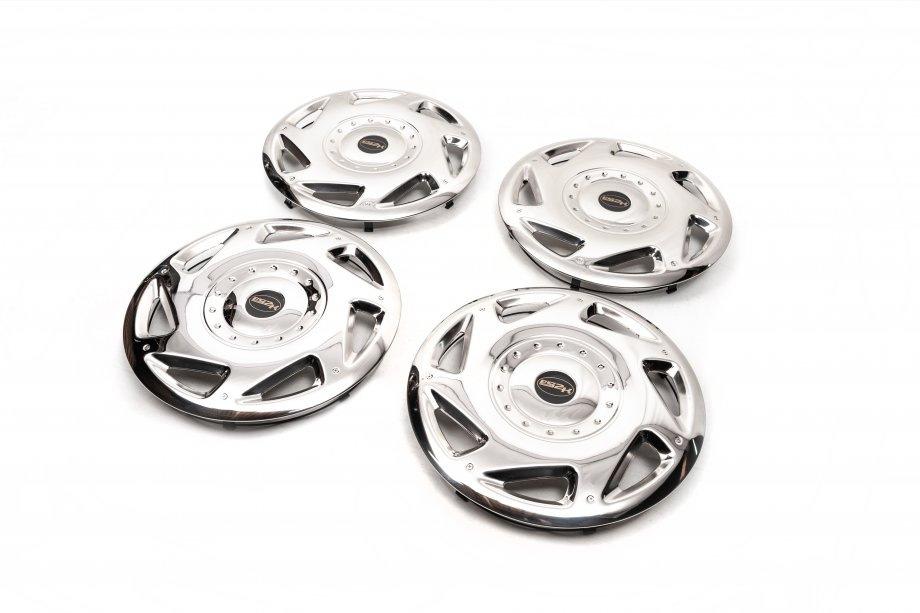 Mercedes Sprinter W907/W910 2018– RVS OEM naafdoppen (1-rol, 4 stuks) Image