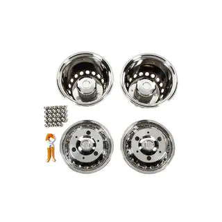 RVS wieldoppen Exclusive V3 (2-assig, 4 stuks) foto 1