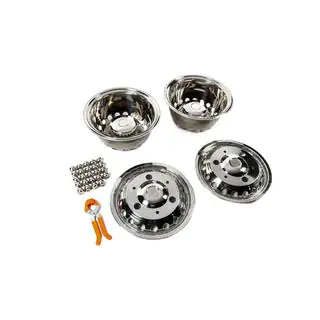 RVS wieldoppen Exclusive V3 (2-assig, 4 stuks) foto 2
