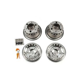 RVS wieldoppen Exclusive V3 (2-assig, 4 stuks) foto 4