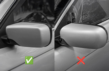 BMW 3 Serie E46 1998–2006 Spiegelkappen M-Look (voor SD/SW/Compact, 2 stuks) foto 6