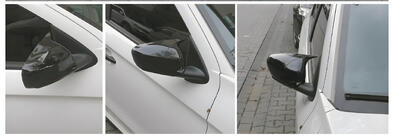 Citroen Cactus 2014–2020 Spiegelkappen BMW-Style (2014-2017, 2 stuks) foto 2