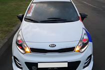 Kia Rio 2012–2017 BMW-Style spiegelkappen (met knipperlicht, 2 stuks) foto 10