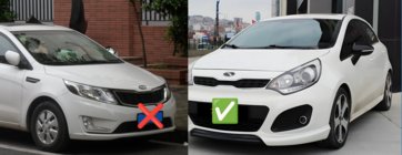 Kia Rio 2012–2017 BMW-Style spiegelkappen (met knipperlicht, 2 stuks) foto 2