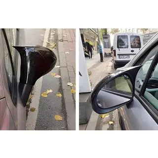 Spiegelkappen BMW-Style (2 stuks) Peugeot 308 2007–2013 foto 2