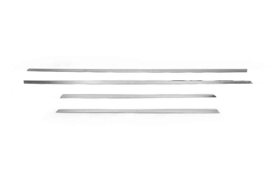 Renault Megane II 2004–2009 Smalle deurlijsten 2006-2010 (set van 4, RVS) Foto 2