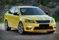 Skoda Octavia II A5 2010–2013 Spiegelkappen BMW-Style (2 stuks) foto 6